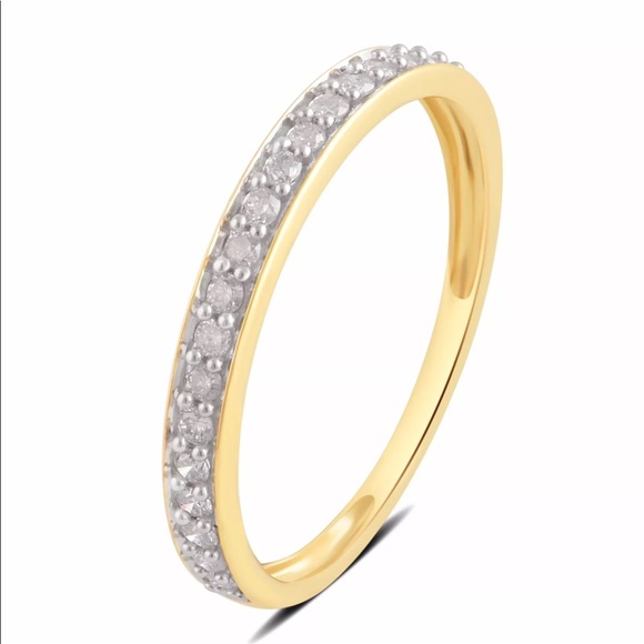 SALE🌟.25 CTW Natural Diamond 10K Gold Band - Picture 6 of 8